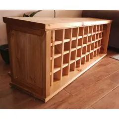 GENERICO - Cava Horizontal 44 Botellas. 100% Madera maciza