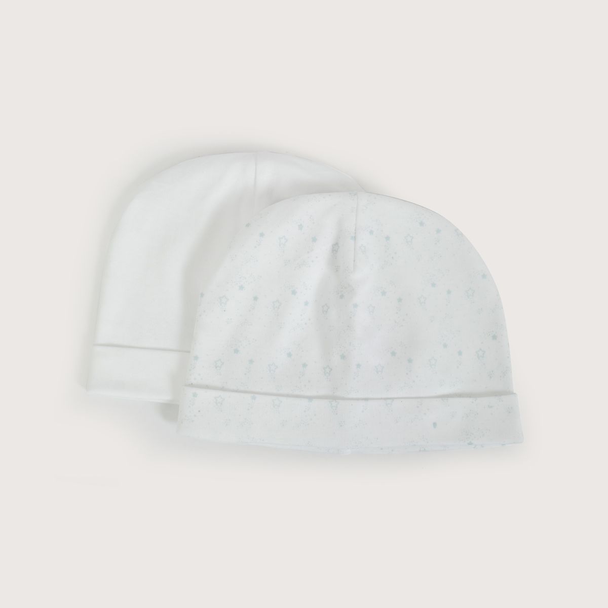 OPALINE - Pack de 2 gorros algodón de bebe niño 40703