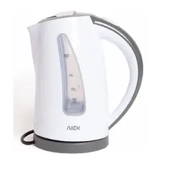 NEX - Hervidor Agua 1.7 Litros Plastico Blanco Con Bloqueo