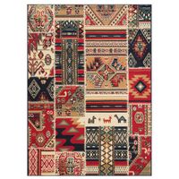 Alfombra Cosmos Rojo 133x180