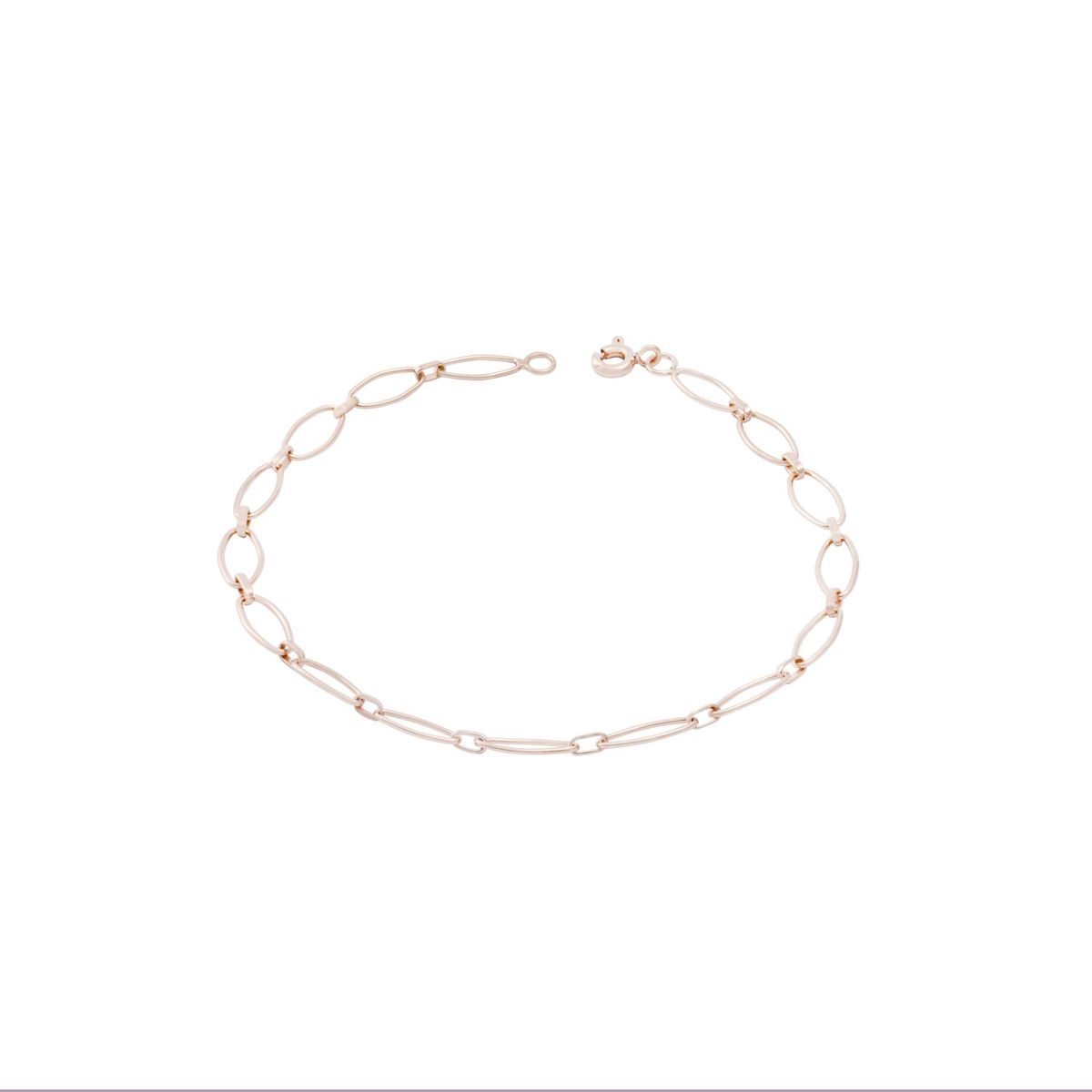 JB JOYAS BARON - Pulsera Oro Miel 18kt Eslabón Ancho