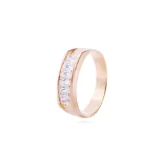 JB JOYAS BARON - Anillo Oro Miel 18kt Destello