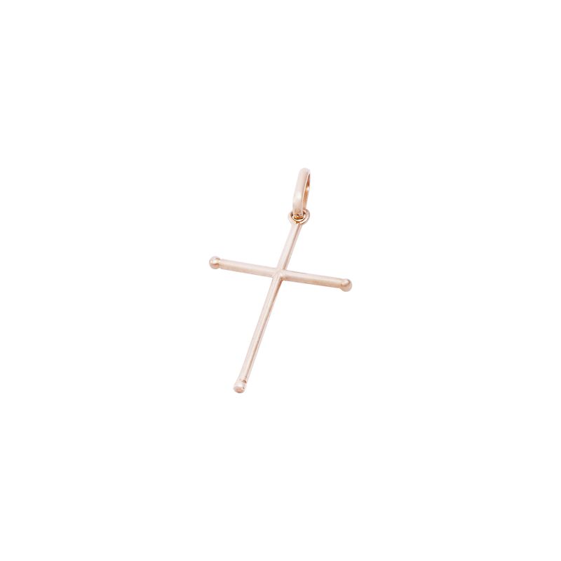 JB JOYAS BARON - Colgante Oro Miel 18kt Cruz Grande 25x 30 mm