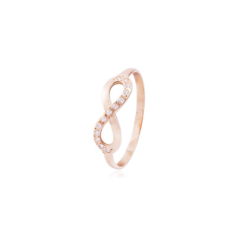 JB JOYAS BARON - Anillo Oro Miel 18kt Infinito
