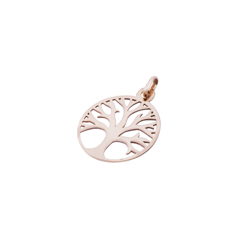 JB JOYAS BARON - Colgante Oro Miel 18kt Árbol de la Vida Grande