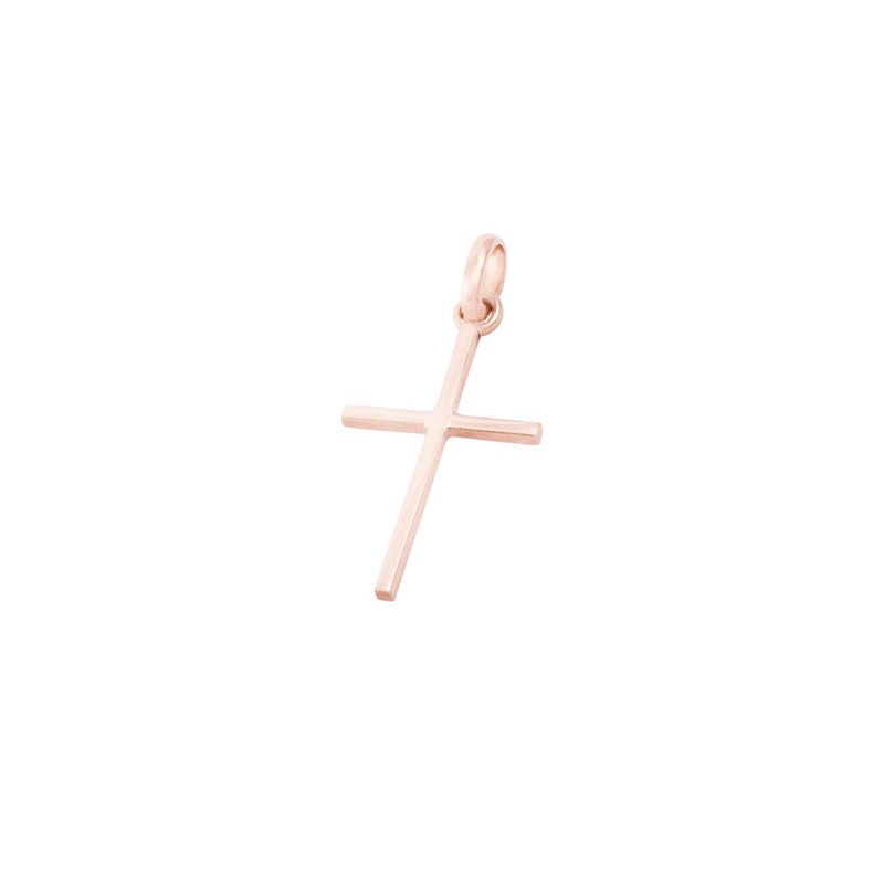 JB JOYAS BARON - Colgante Oro Miel 18kt  Cruz 15x20mm