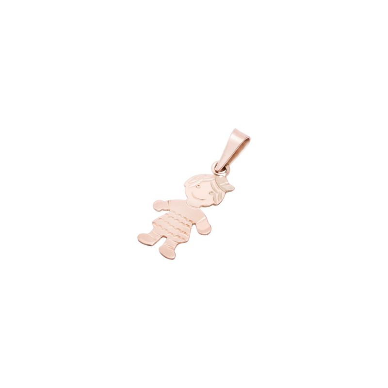 JB JOYAS BARON - Colgante Oro Miel  18kt Niña