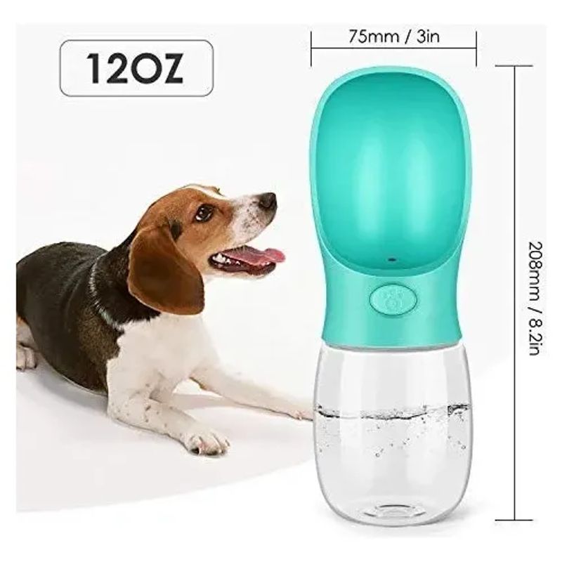 GENERICO - Dispensadora De Agua Portátil Para Mascotas 258 ml Color Celeste