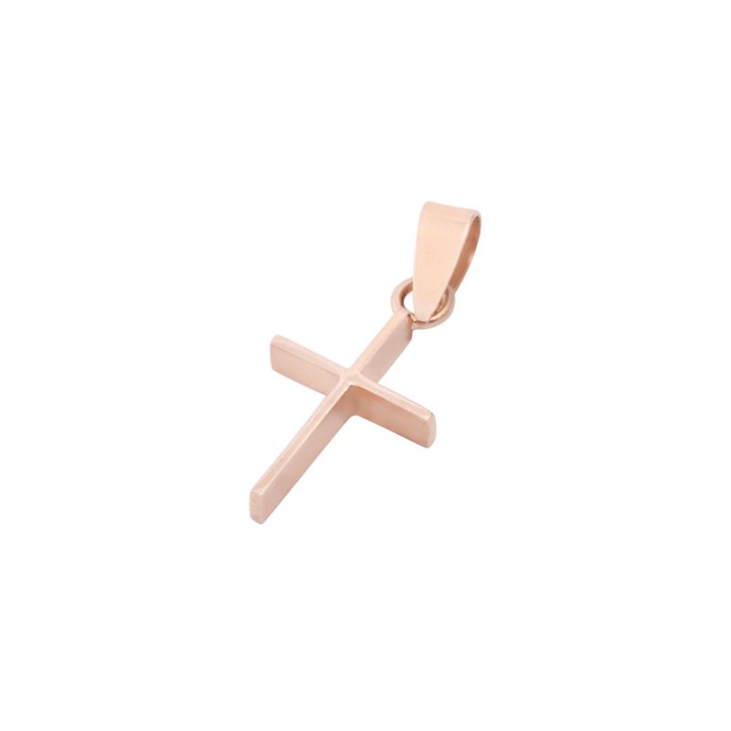 JB JOYAS BARON - Colgante Oro Miel 18kt Cruz 10x20mm