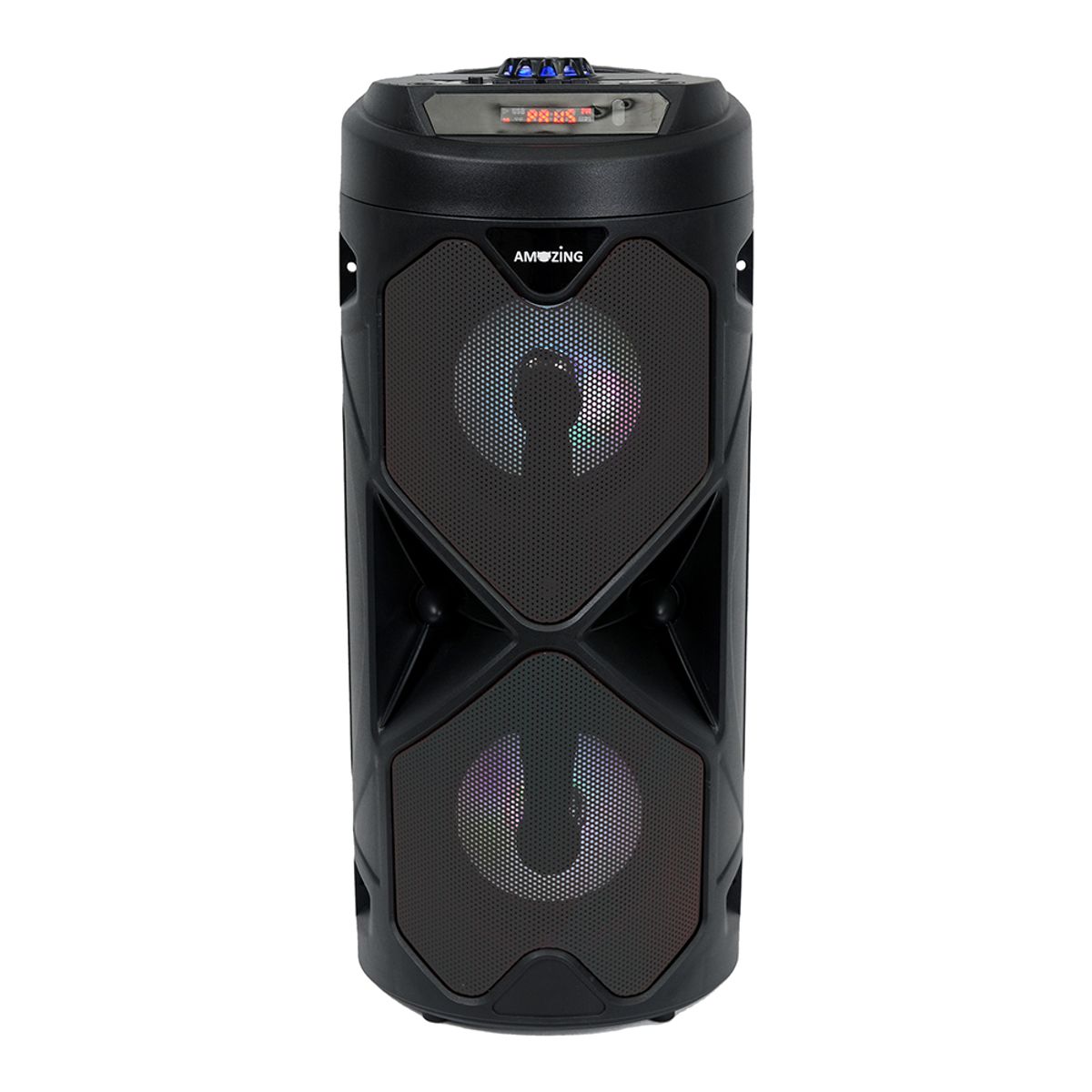 AMAZING - Parlante Bluetooth Karaoke BIG PRO 500 con Micrófono - Radio FM, USB, AUX, Recargable