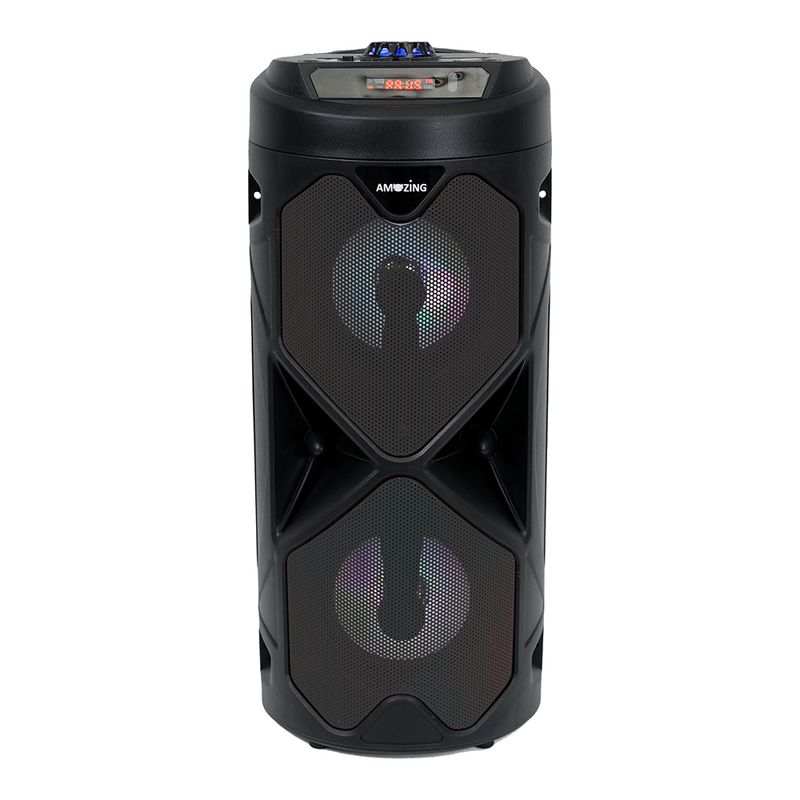 AMAZING - Parlante Bluetooth Karaoke BIG PRO 500 con Micrófono - Radio FM, USB, AUX, Recargable