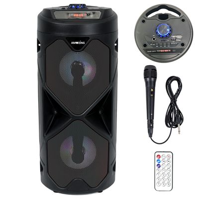 Imagen 2 del producto Parlante Bluetooth Karaoke BIG PRO 500 con Micrófono - Radio FM, USB, AUX, Recargable