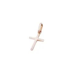 JB JOYAS BARON - Colgante Oro Miel 18kt Cruz Pequeña 10x15 mm