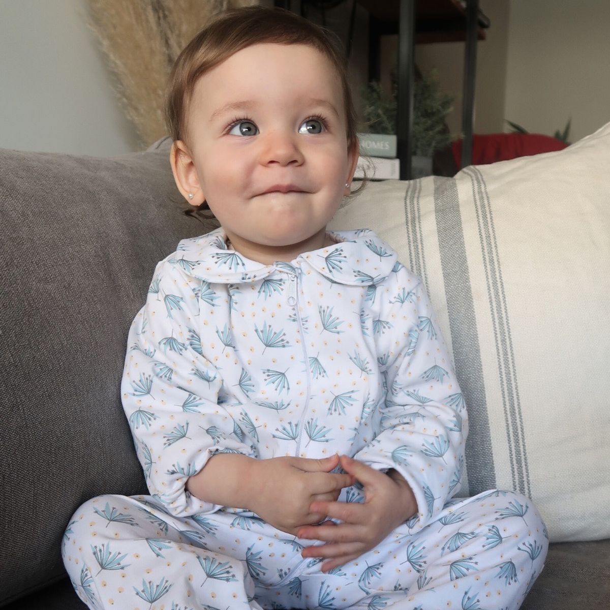 SIMPLY B - Pijama enterito bebé niña botánico