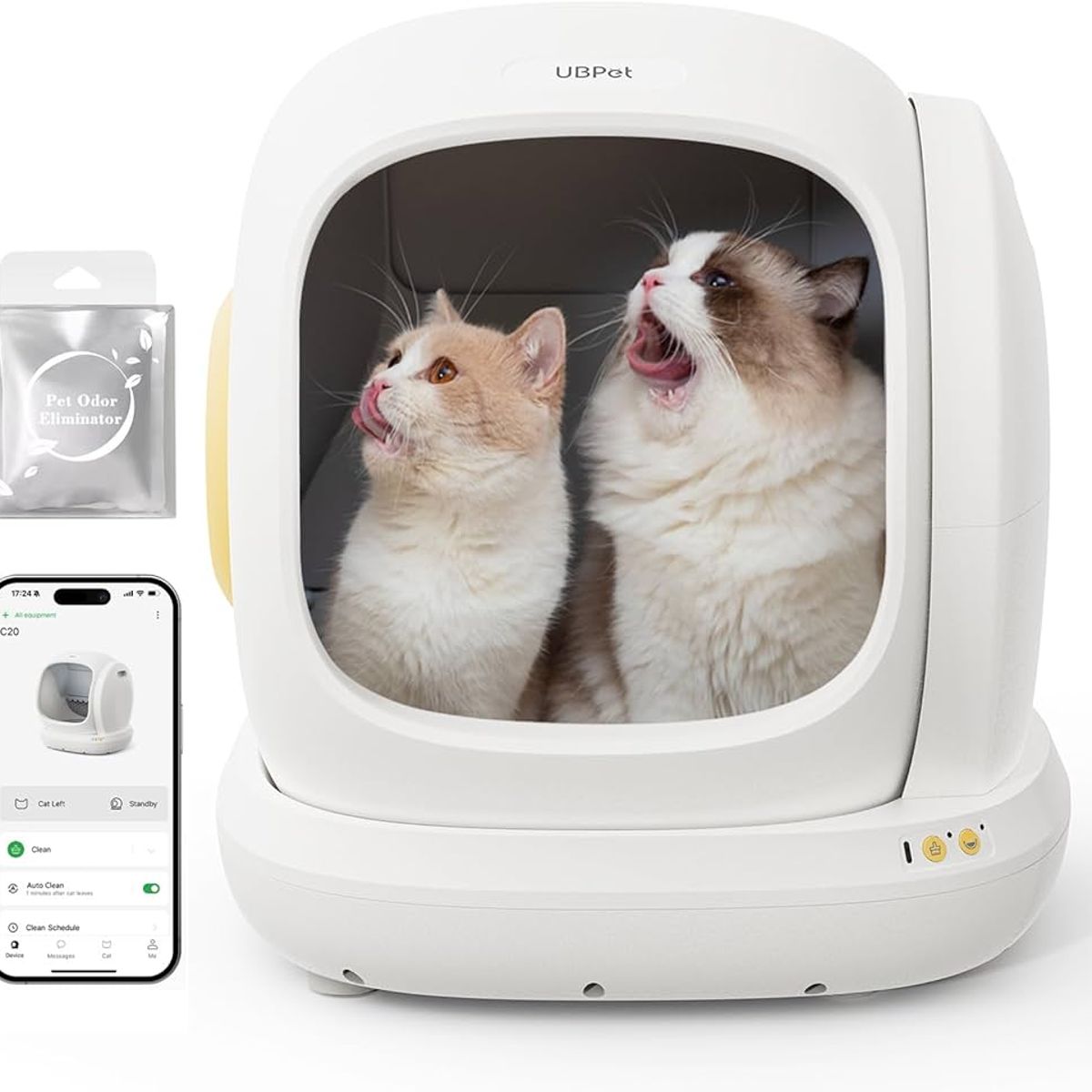 OEM - UBPET C20 Caja de arena autolimpiante para gatos