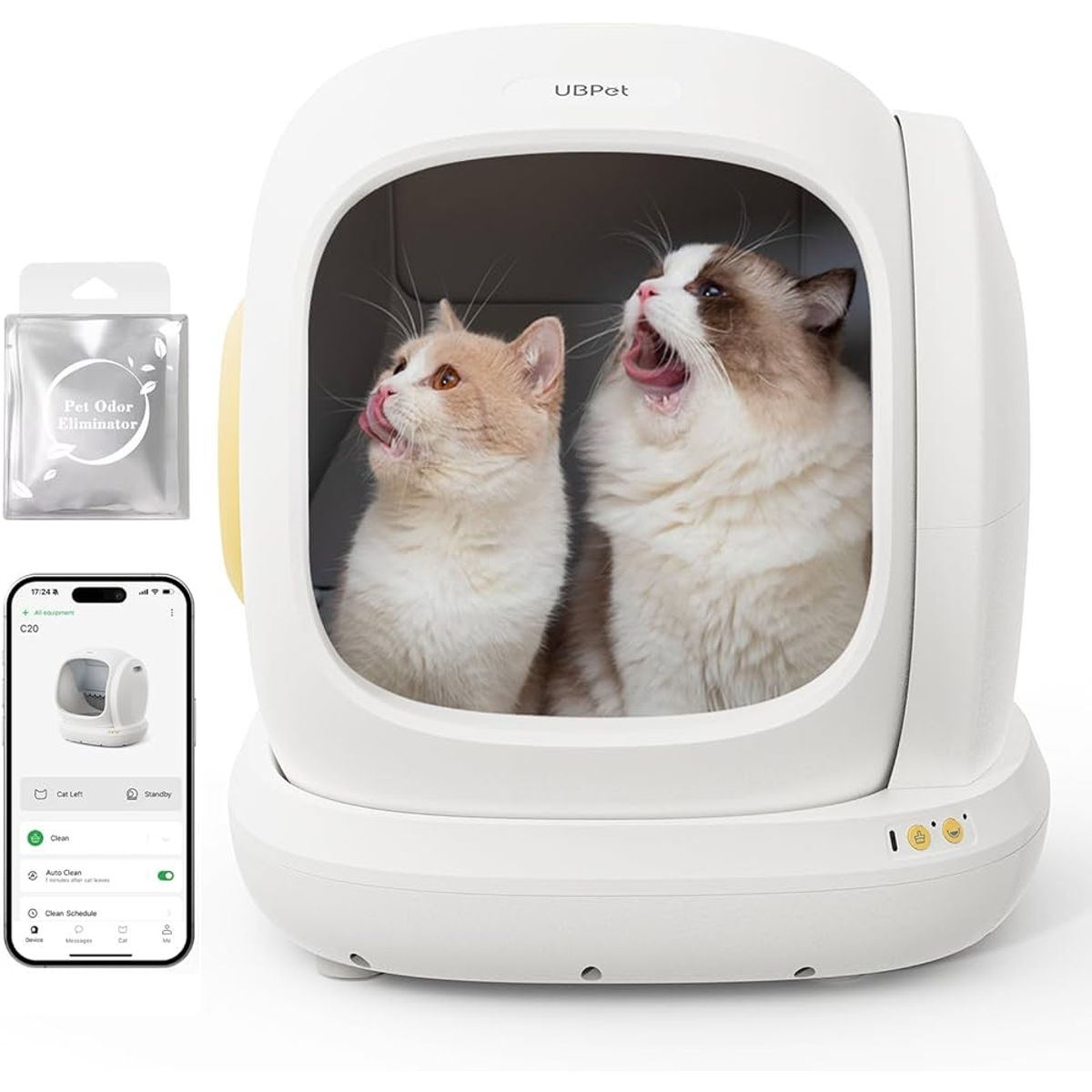 OEM - UBPET C20 Caja de arena autolimpiante para gatos