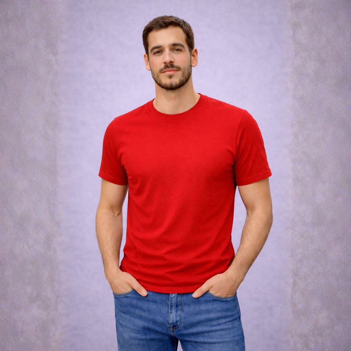 ROLY - Polera de hombre manga corta cuello polo algodón premium roly