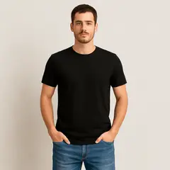 ROLY - Polera de hombre manga corta cuello polo algodón premium