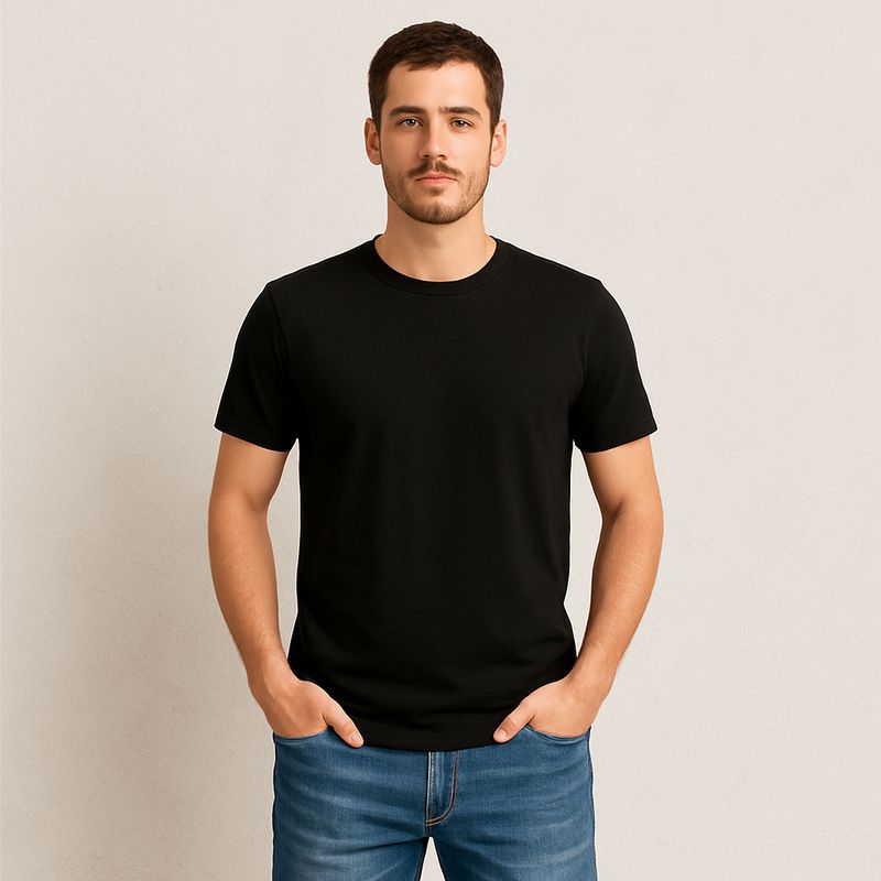 ROLY - Polera de hombre manga corta cuello polo algodón premium roly