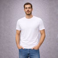 Polera de hombre manga corta cuello polo algodón premium