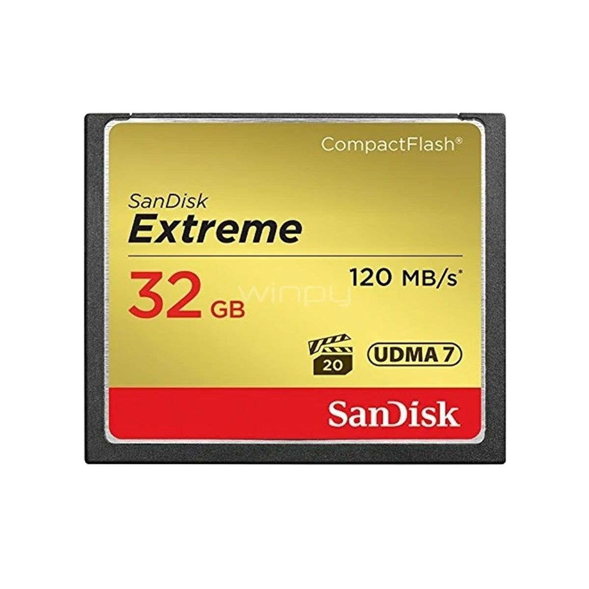 SANDISK - Memoria Compactflash Sandisk Extreme 32 Gb 120 Mb/s