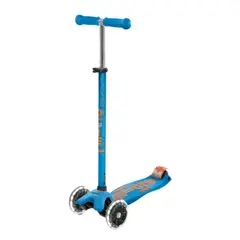 MICRO - Scooter Maxi Deluxe LED Celeste