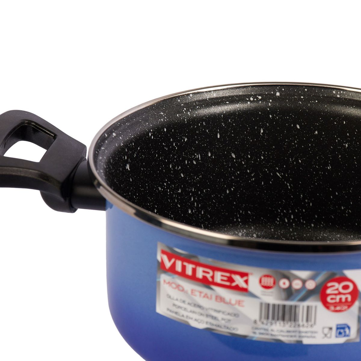 VITREX - Olla De Acero Vitrex Etai Blue 20CM