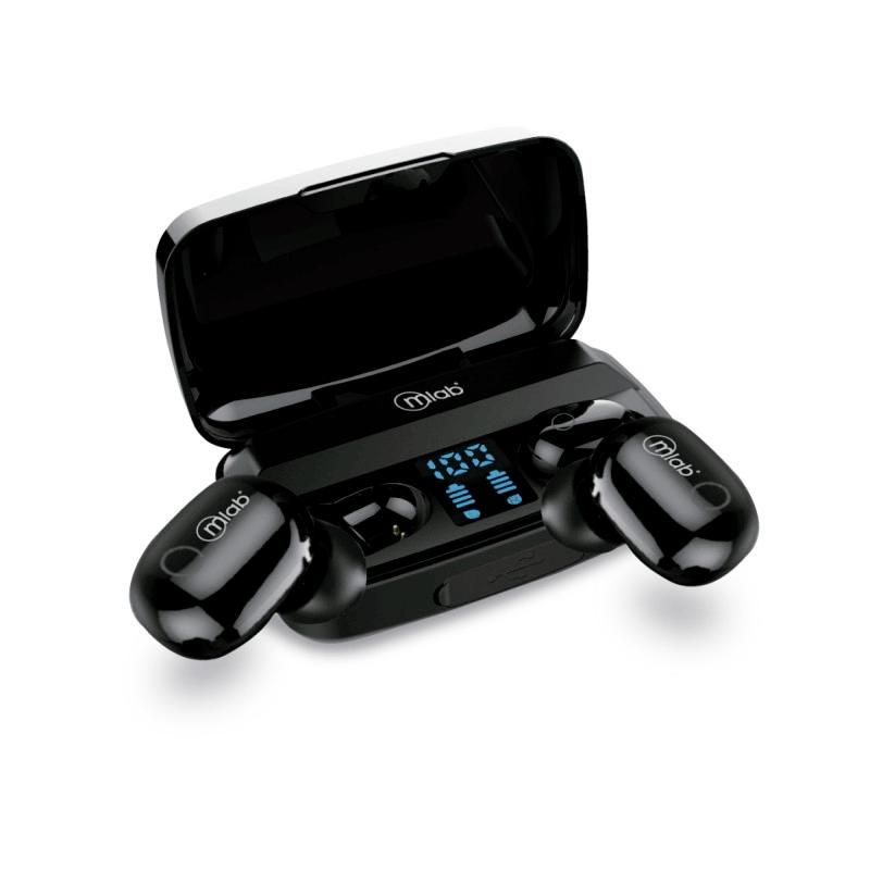 MLAB - Audífonos Bluetooth Energy+ Twins Mlab 8971 In-Ear - Negro