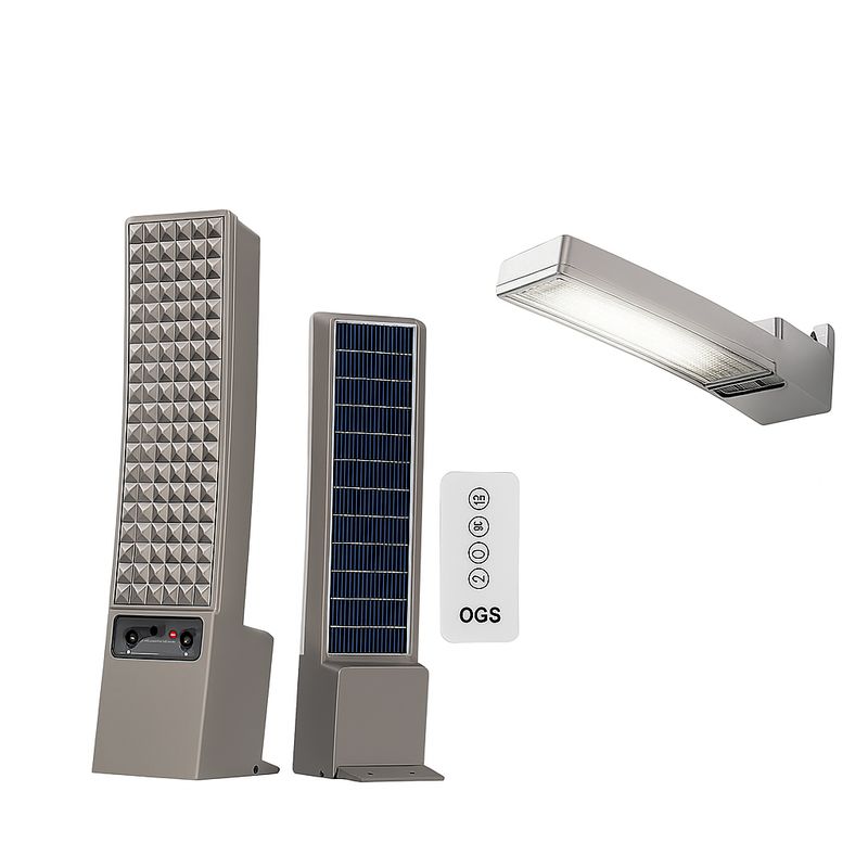 GENERICO - Foco Solar LED 100W Exterior IP65 con Control Remoto