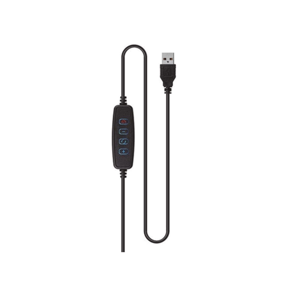 DBLUE - Soporte Celular Escritorio Con Aro Led Con Control Luz - Ps