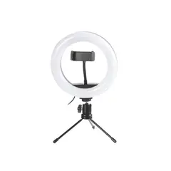 DBLUE - Aro Led Celular Con Control De Luz Y Trípode - Ps