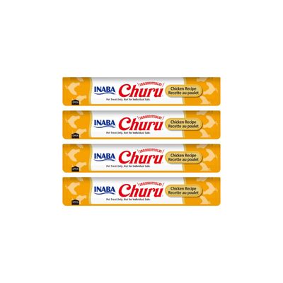 Imagen 2 del producto Churu Cat Pollo 14g x4 Tubos - Pack 6 Unidades
