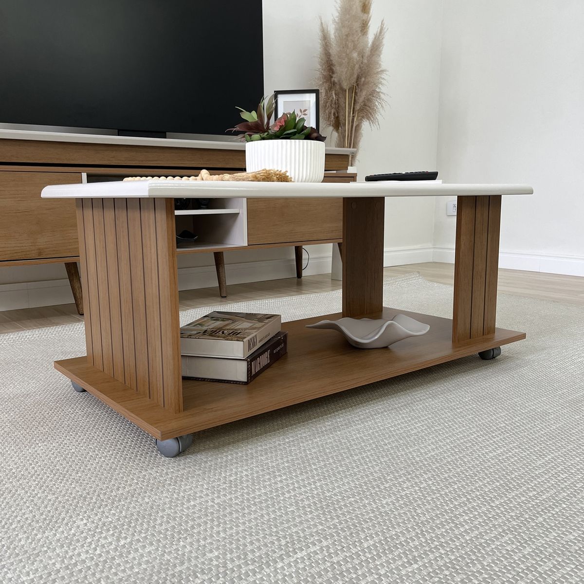 EXIT - Mesa De Centro Rectangular 100x44x50 cm - Mila