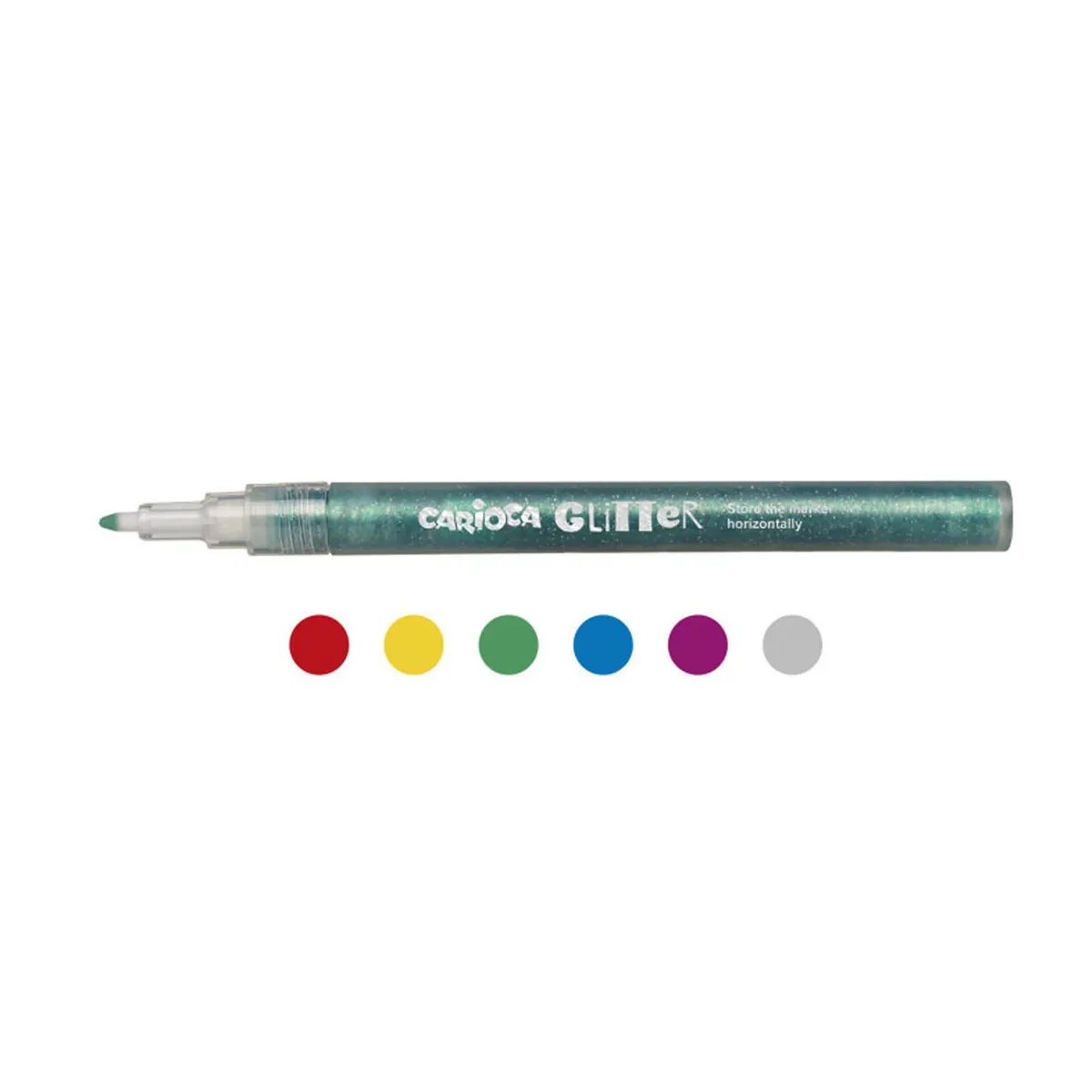 CARIOCA - Plumones Glitter Carioca 6 Colores