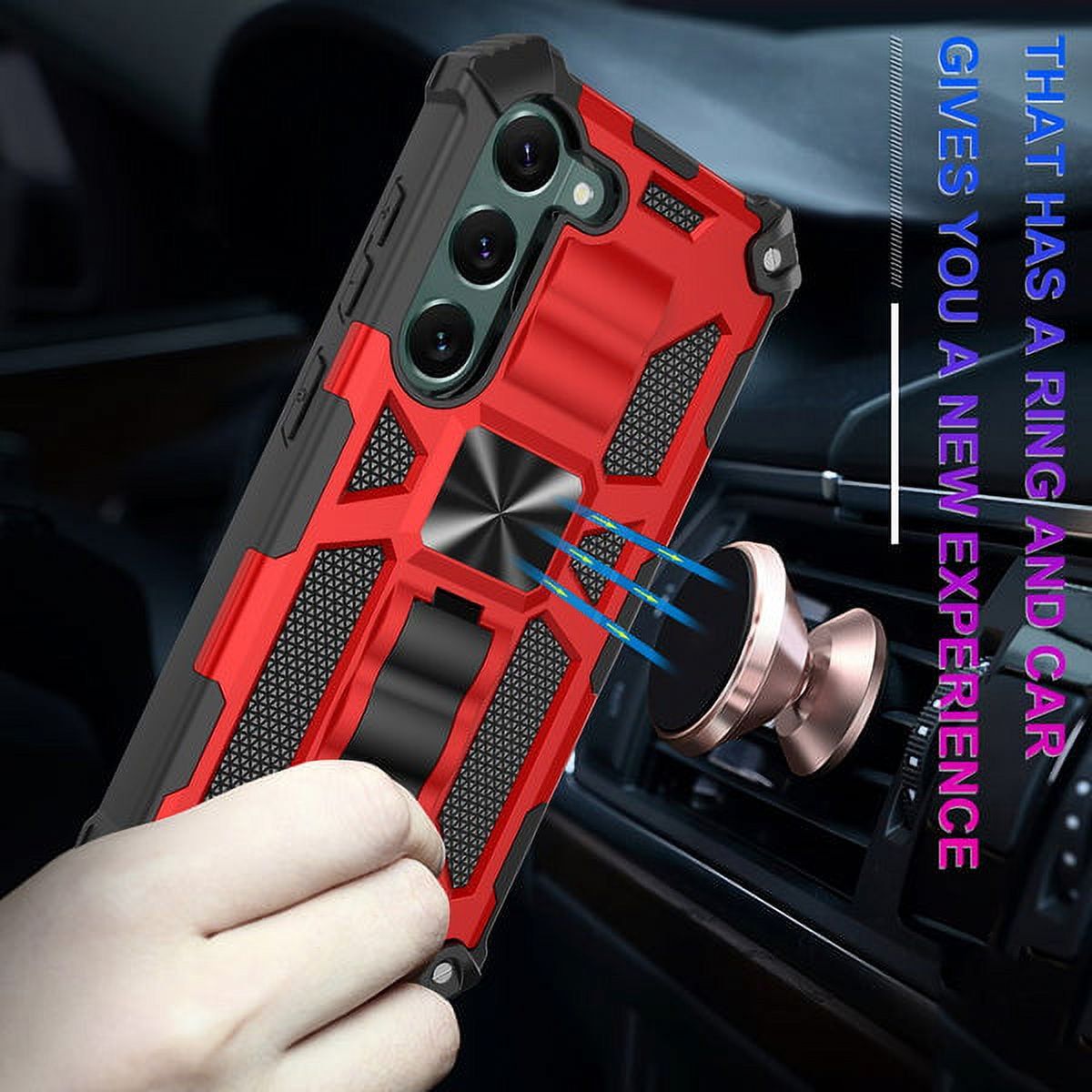 GENERICO - Carcasa Antigolpe Reforzada para Samsung Galaxy A26 5G Rojo