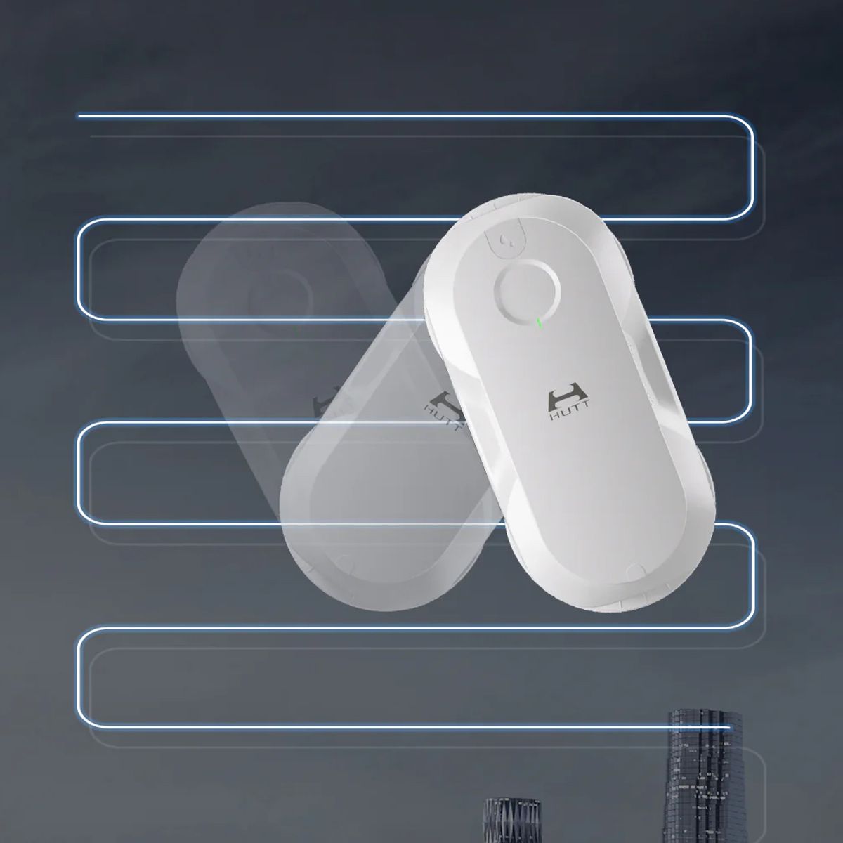 HUTT - HUTT Robot Limpia Vidrios DDC56 3000PA Succion 60ml agua