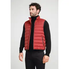 PERRY ELLIS - Parka Hombre Sin Mangas Acolchada Rojo