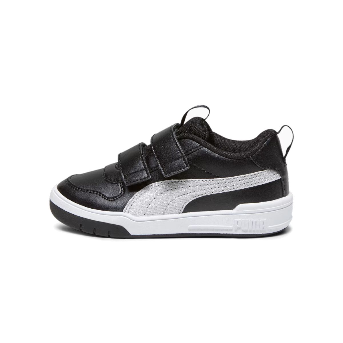 PUMA - Zapatillas Niños Multiflex Glitz Formstrip Puma Negra/Blanca