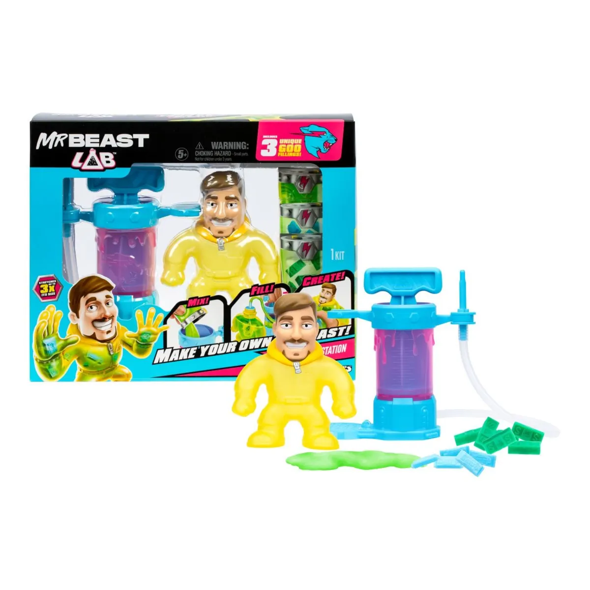 BOING TOYS - Mr Beast Lab Set Creador De Heroes