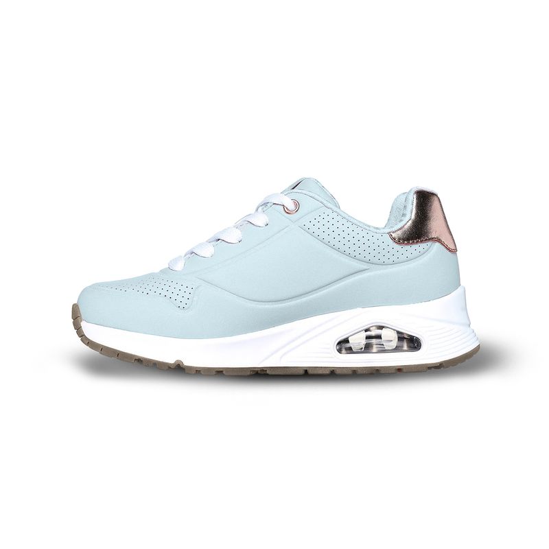 SKECHERS - Zapatillas Joven Uno Gen1 Shimmer Away Skechers Celestes