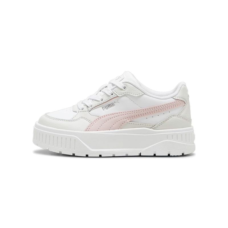PUMA - Zapatillas Niñas Karmen II Idol Puma  BlancasRosadas