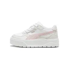 PUMA - Zapatillas Niñas Karmen II Idol BlancasRosadas