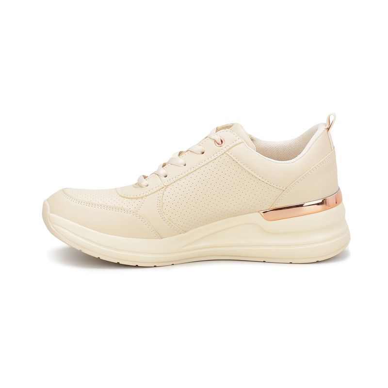 SKECHERS - Zapatillas Mujer Billion 2 Side Door Skechers Cremas