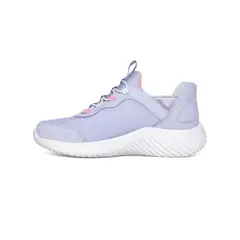 SKECHERS - Zapatillas Joven Bunder Simple Cute Lilas/Blancas
