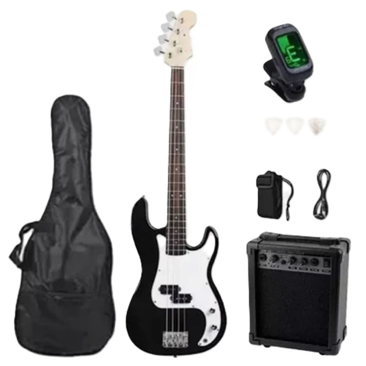 HENDRIX - Pack Bajo Electrico Hendrix BK 38