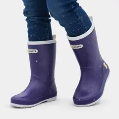 COYOTE KIDS - Bota de agua morada ribete blanco - Morada