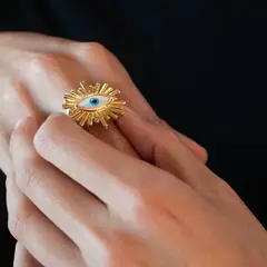 TURKUAZ - Anillo ajustable Göze