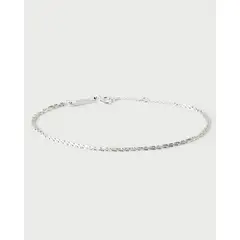 PDPAOLA - Pulsera cadena plata sparkle