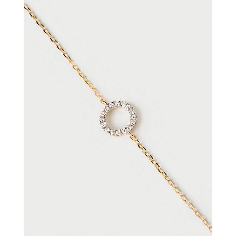 PDPAOLA - Pulsera de diamantes y oro circle PDPAOLA
