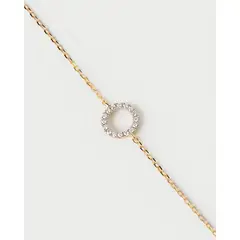 PDPAOLA - Pulsera de diamantes y oro circle
